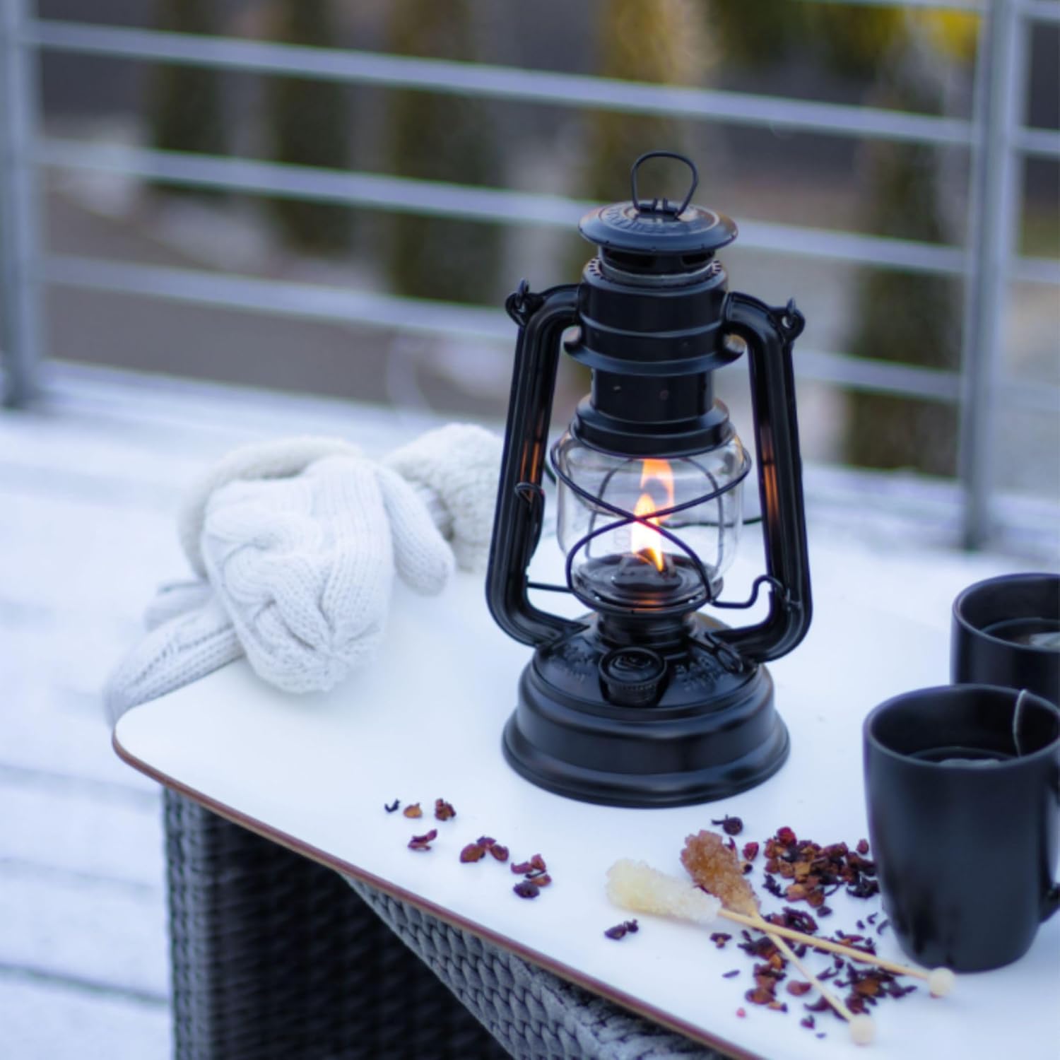 Feuerhand Baby Special 276 – acier revêtu, verre incassable noir mat